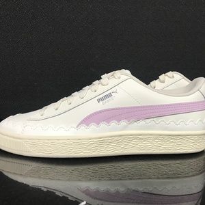 Puma Basket Scallop Women's Sneaker Size 8